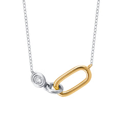 Vermil Diamond Link Pendant