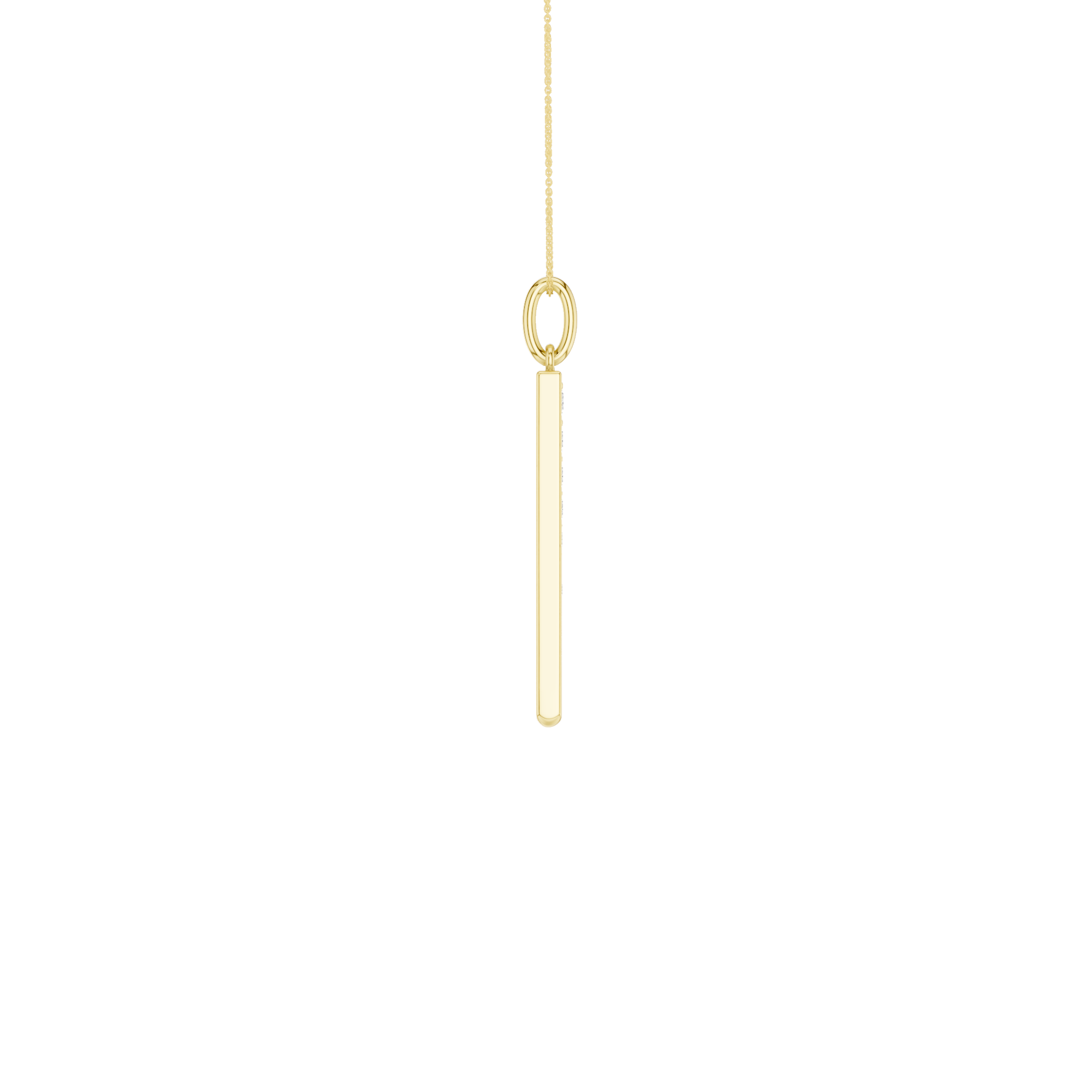 14K Yellow Gold Lavalier Pendant
