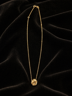 14KYG POL LOVE KNOT PEND
