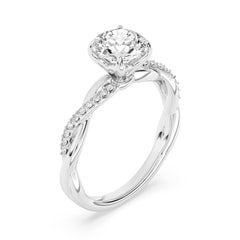 14K WG LG 1.5CT RND DIA TWIST BND .12CT VS2,E  REP#72997540111