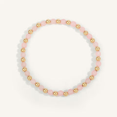 ROSE QUARTZ & ALTR GF BEADS