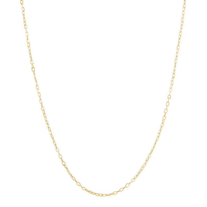 1.55mm heavy hollow flat rolo chain
