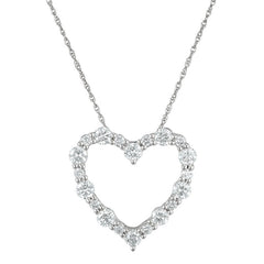 14KWG 1CT TW LAB DIA HEART PEND