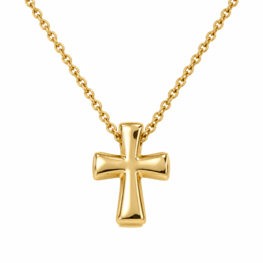 10K Yellow Gold Cross Pendant
