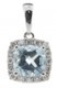 10KWG AQUAMARINE PEND