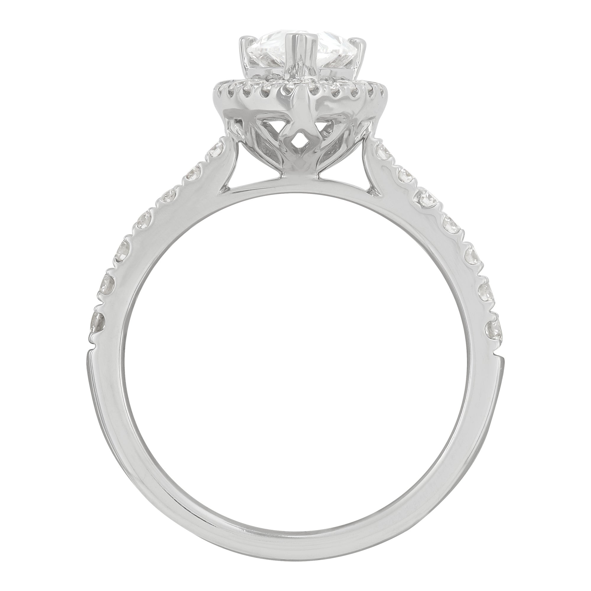 Halo Engagement Ring