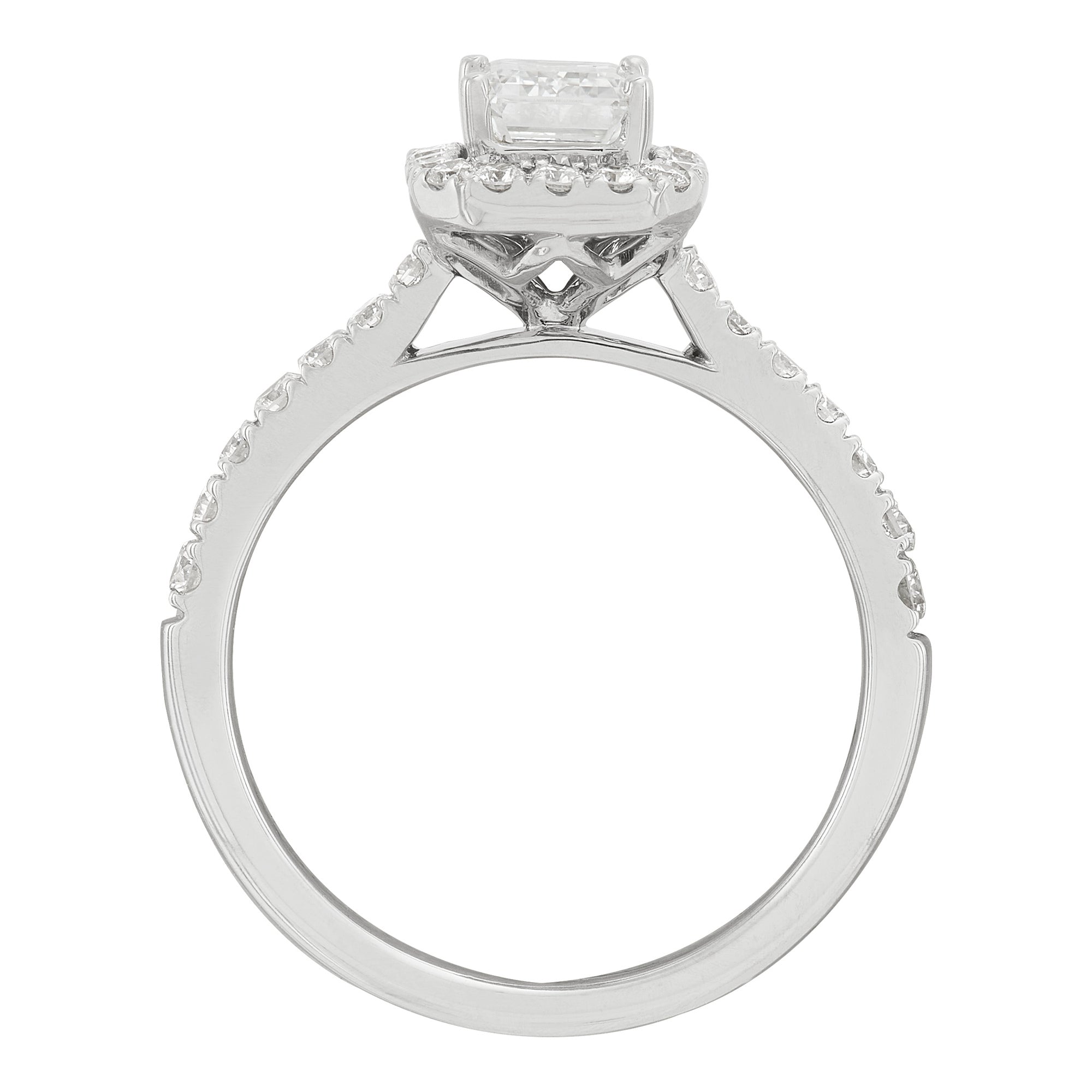 Halo Engagement Ring