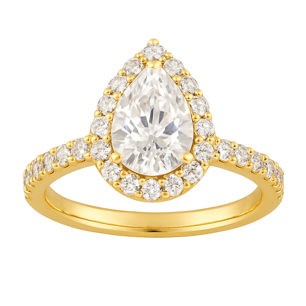 Halo Engagement Ring