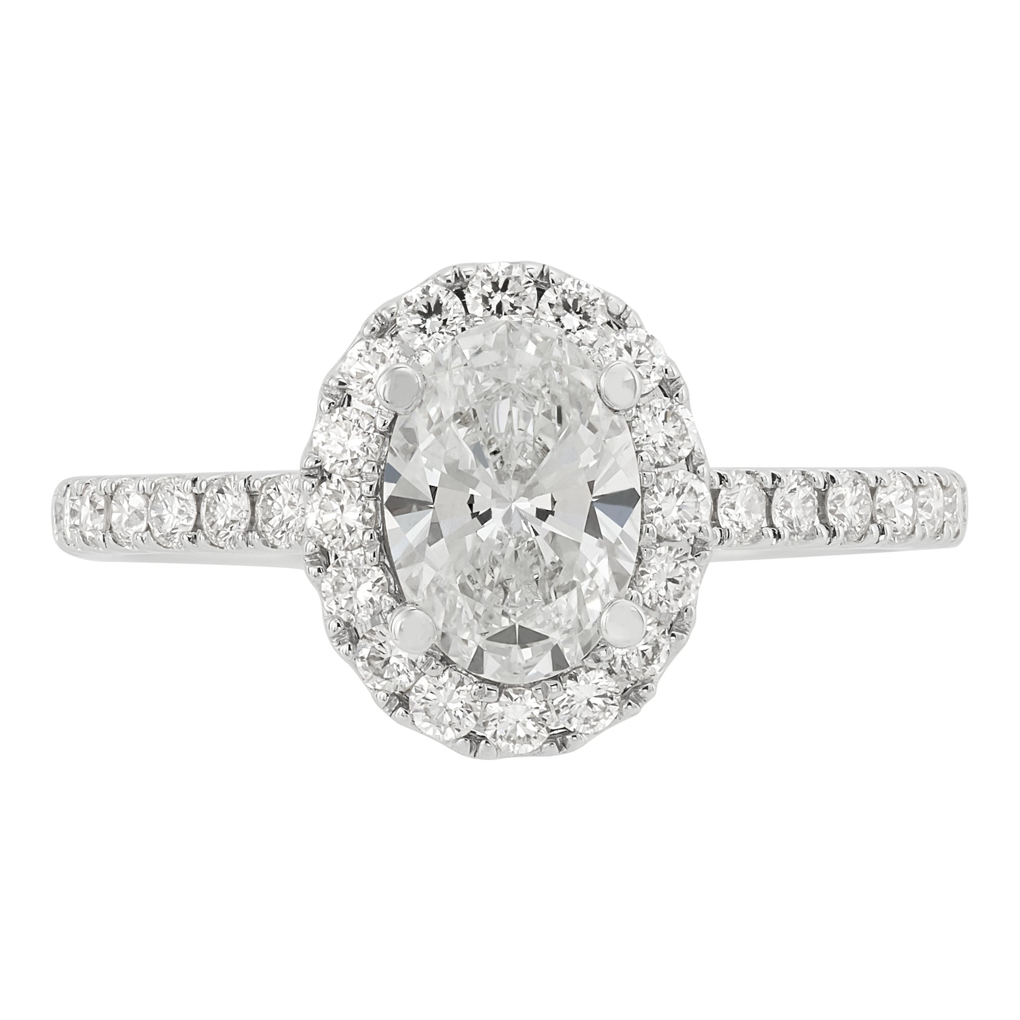 Halo Engagement Ring