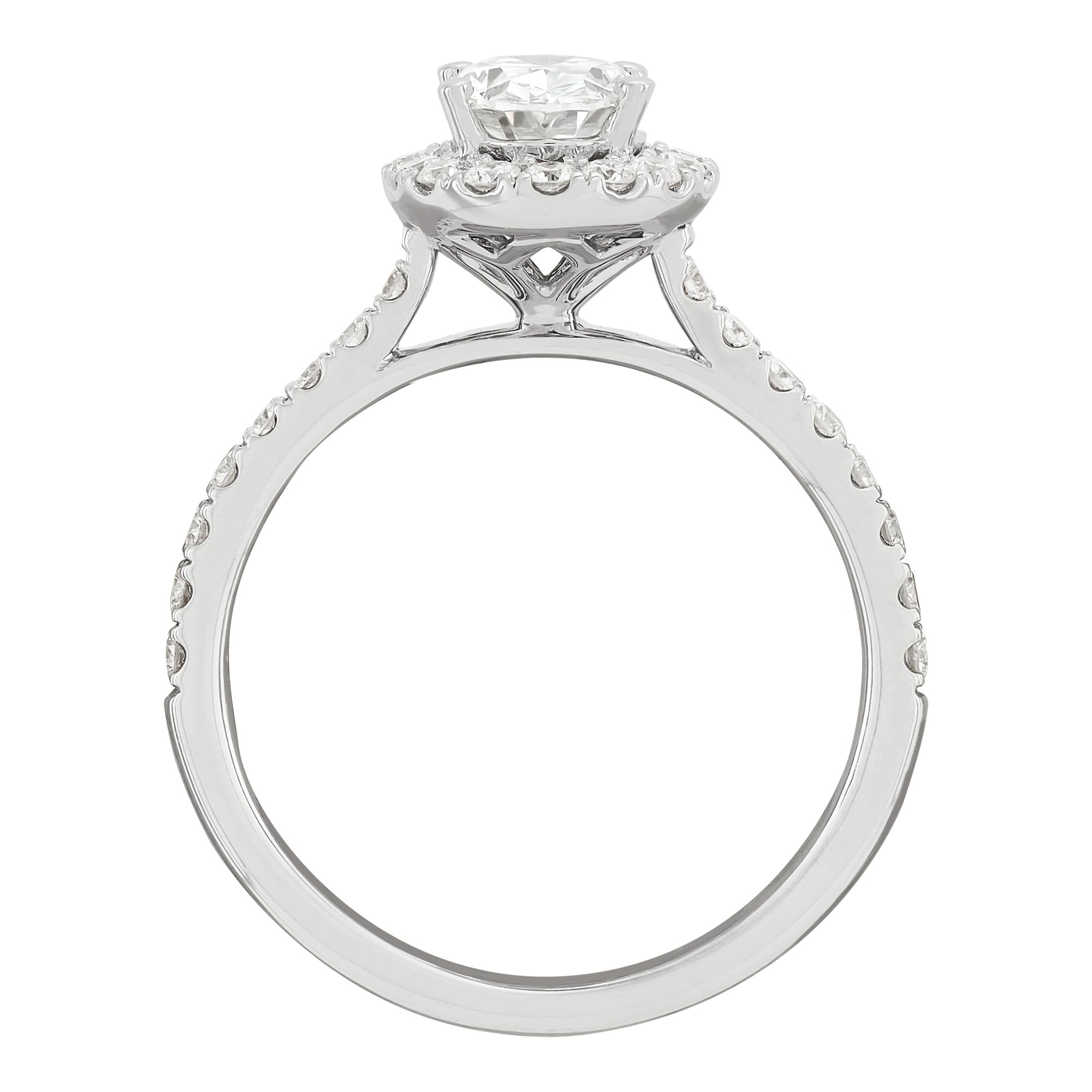 Halo Engagement Ring