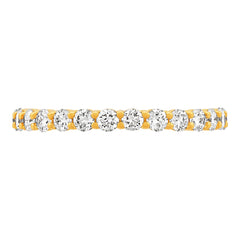 Shared Prong 3/4 Eternity Wedding Band