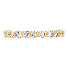 Shared Prong 3/4 Eternity Wedding Band
