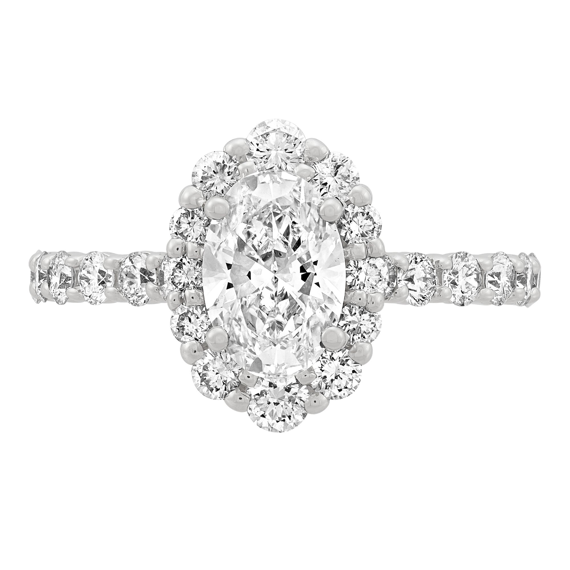 Halo Engagement Ring