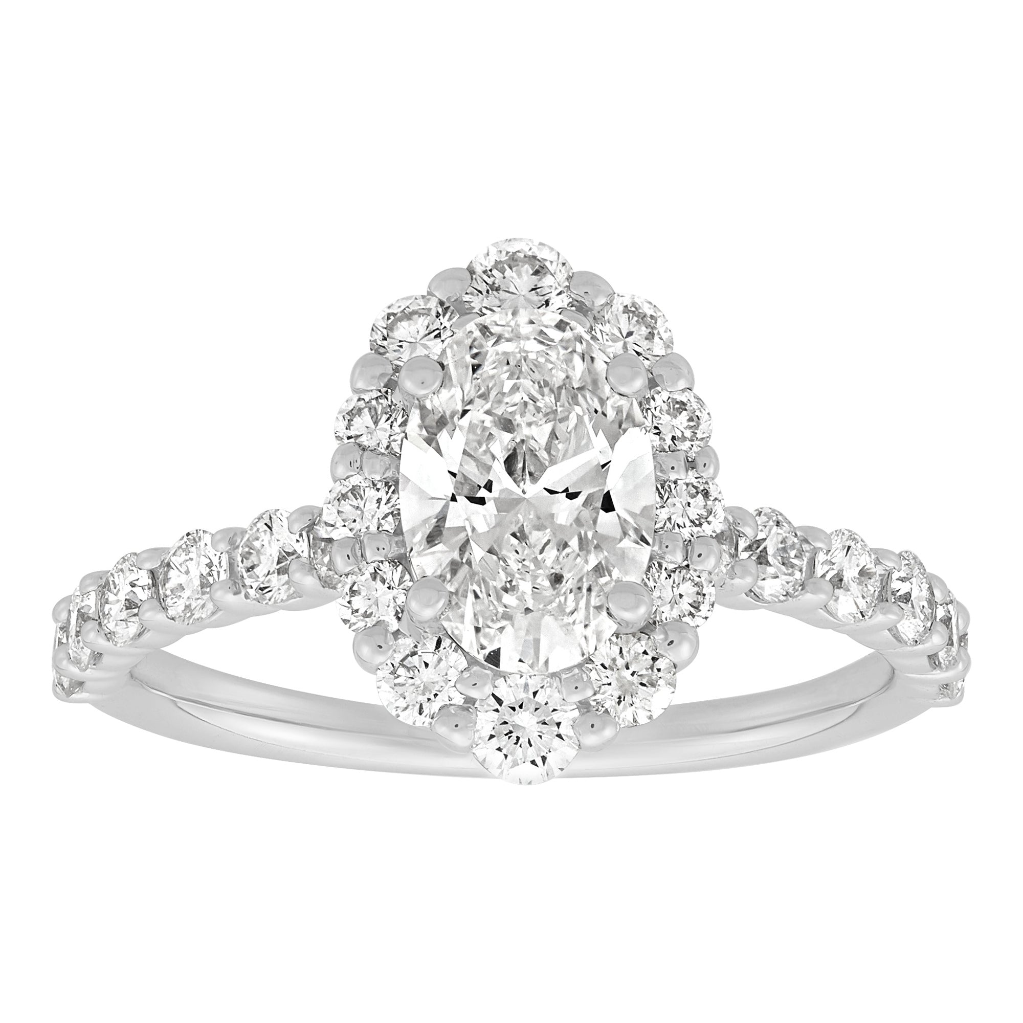 Halo Engagement Ring