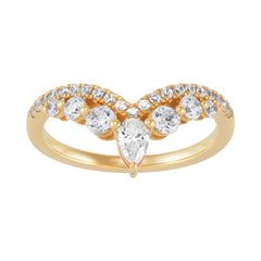 Contour Wedding Band