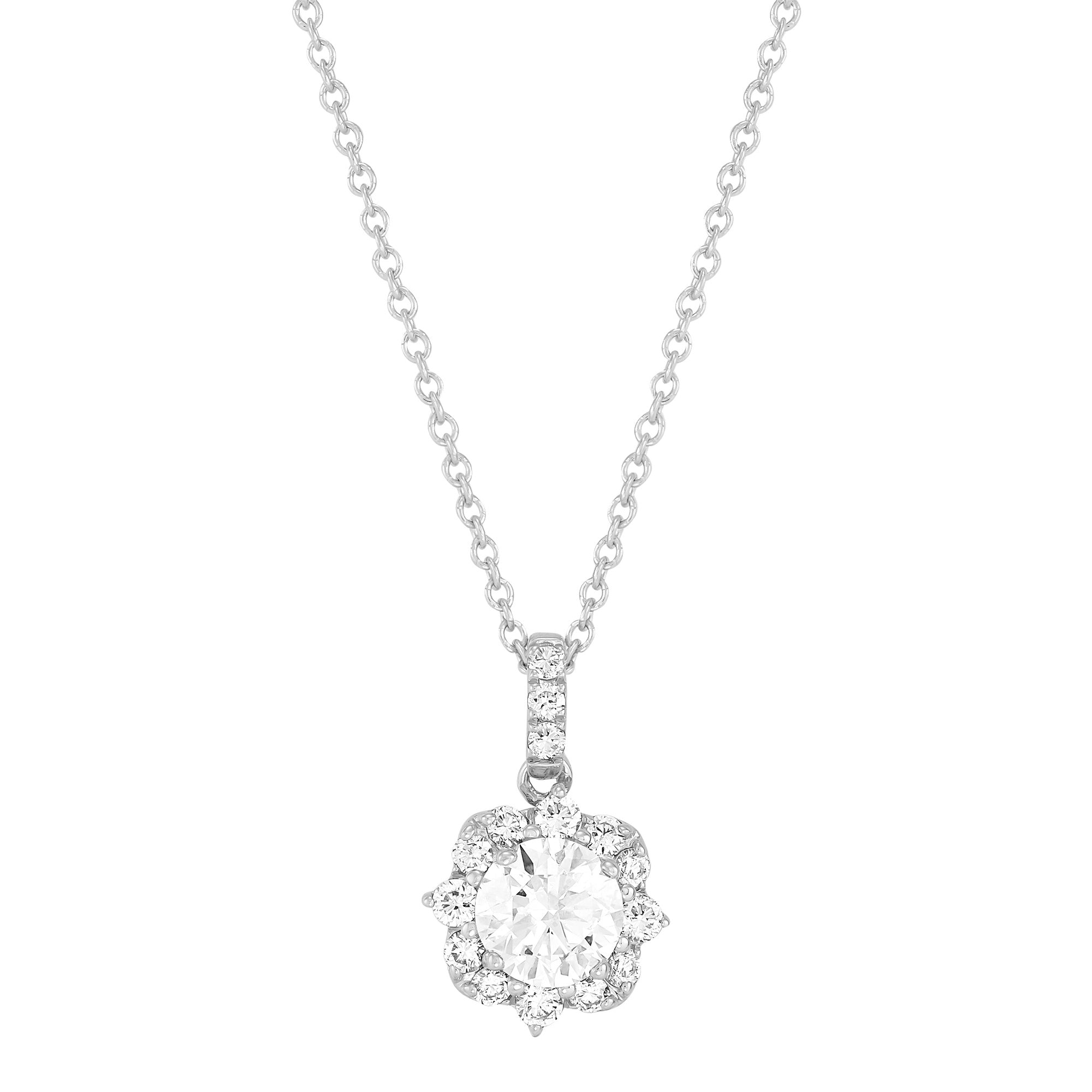 Lab Pendant Necklace