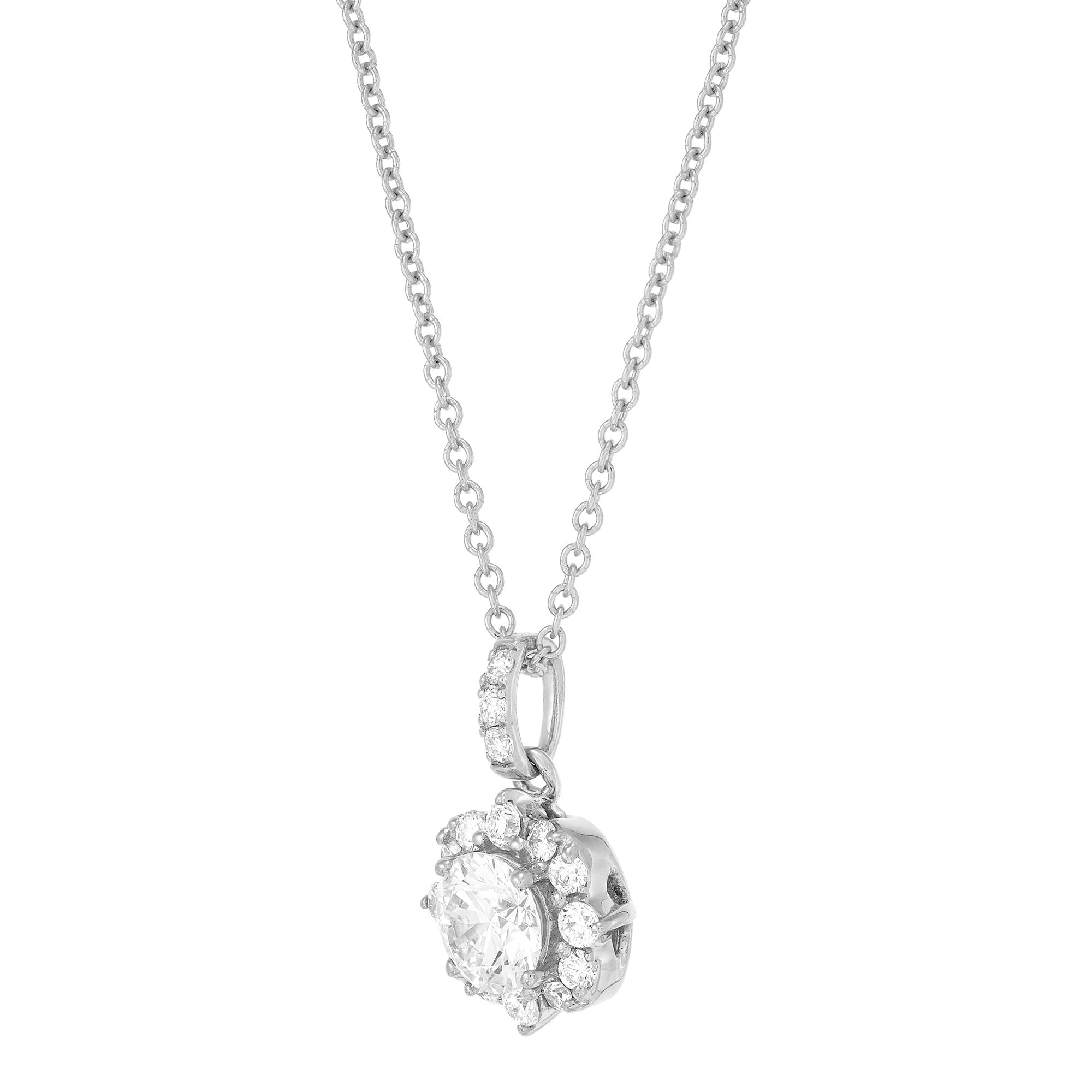 Lab Pendant Necklace