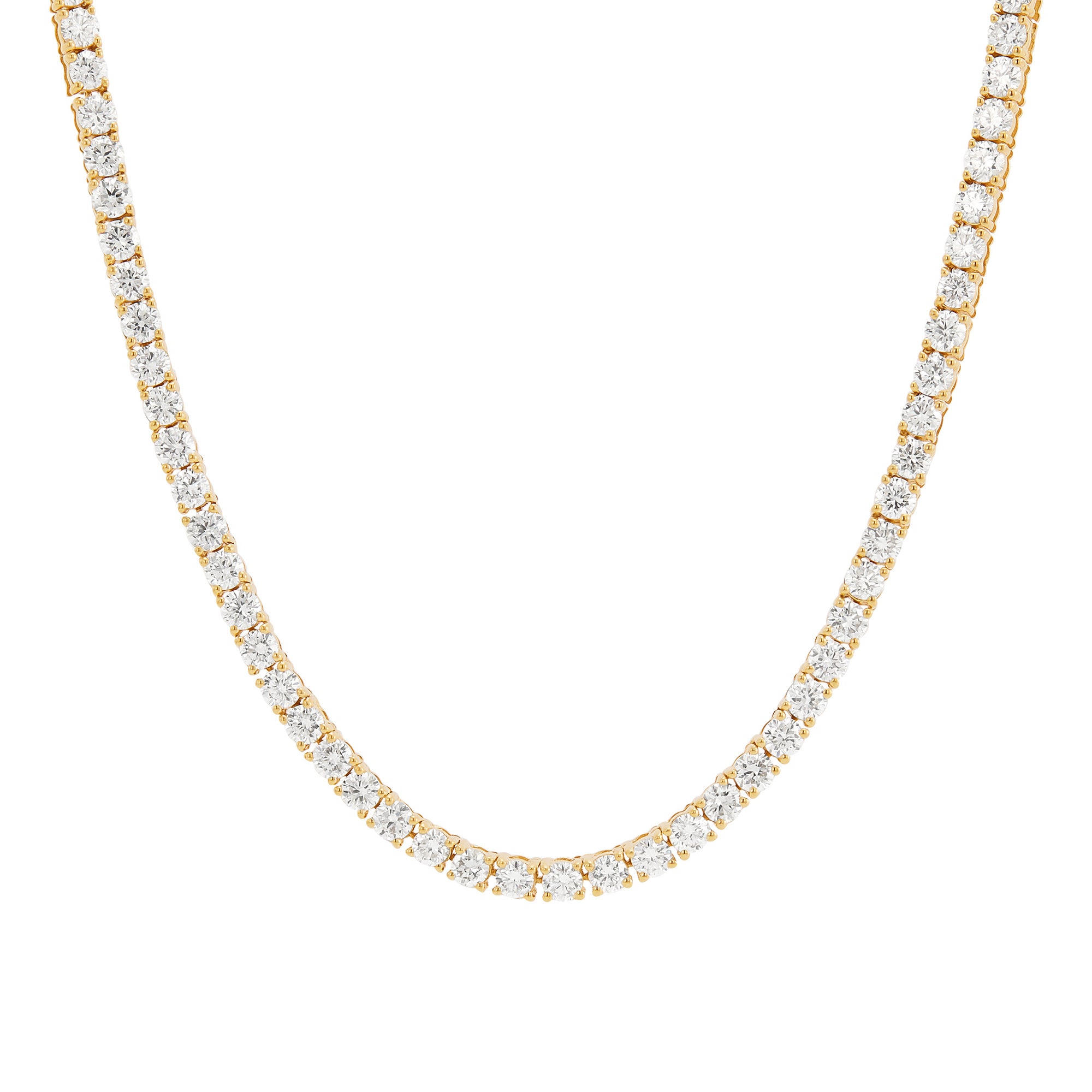 Lab Tennis Necklace