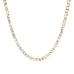 Lab Tennis Necklace