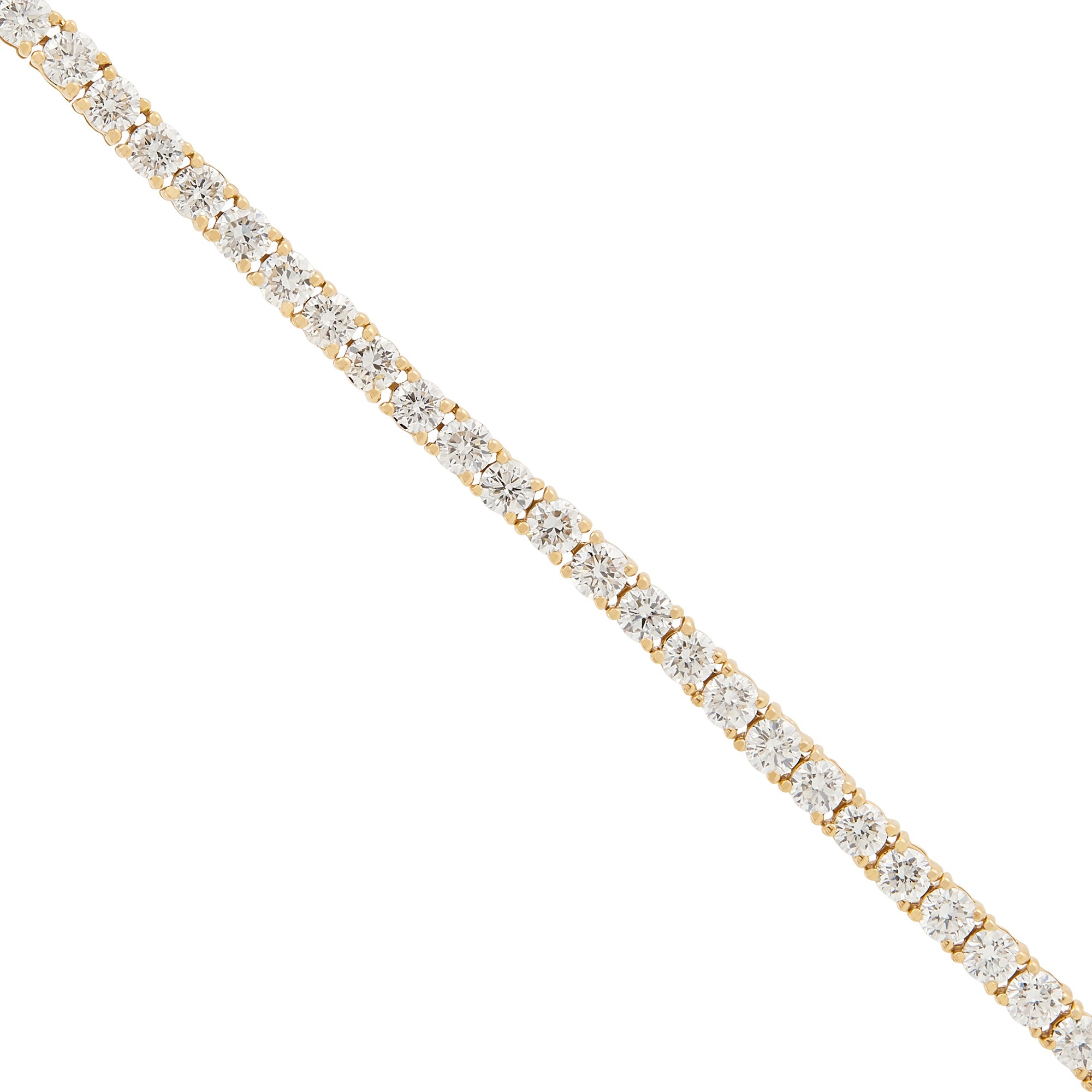 Lab Tennis Necklace