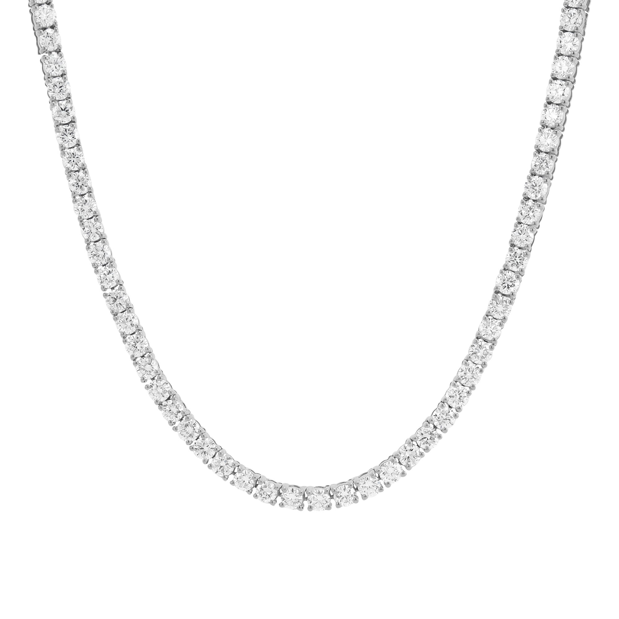 Lab Tennis Necklace