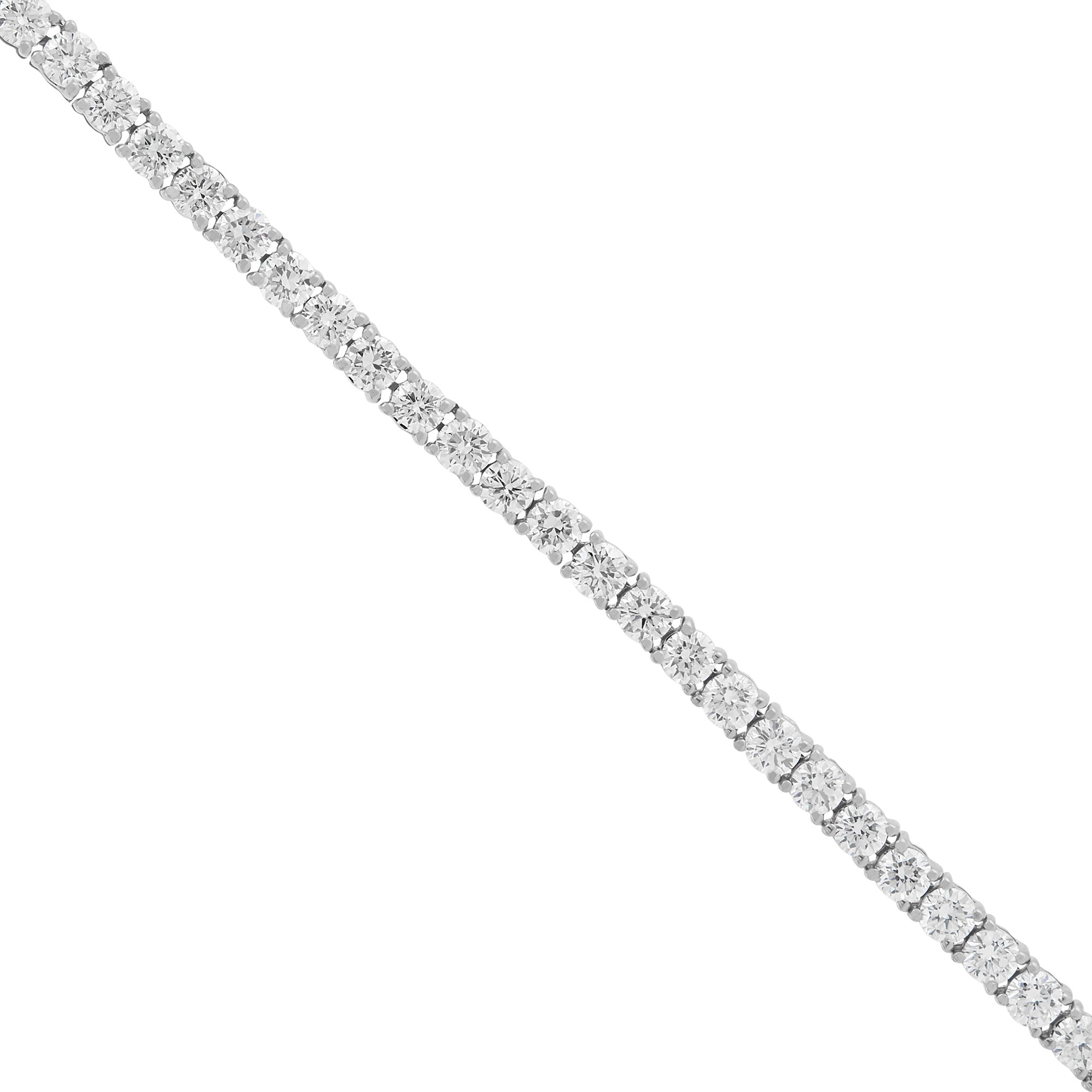 Lab Tennis Necklace