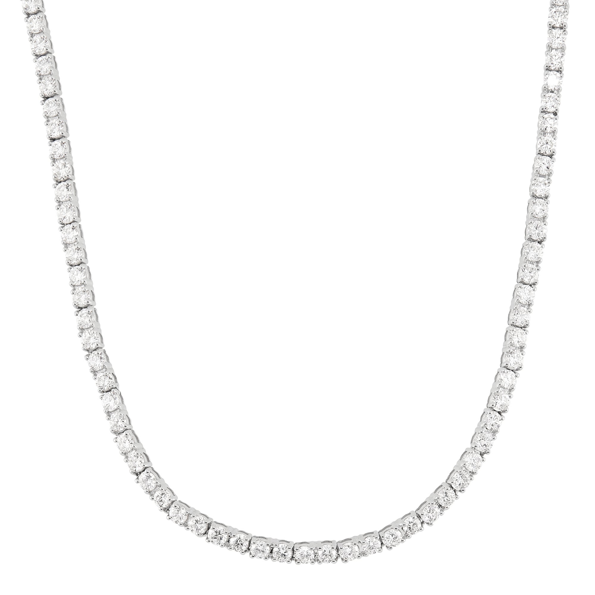 Lab Tennis Necklace