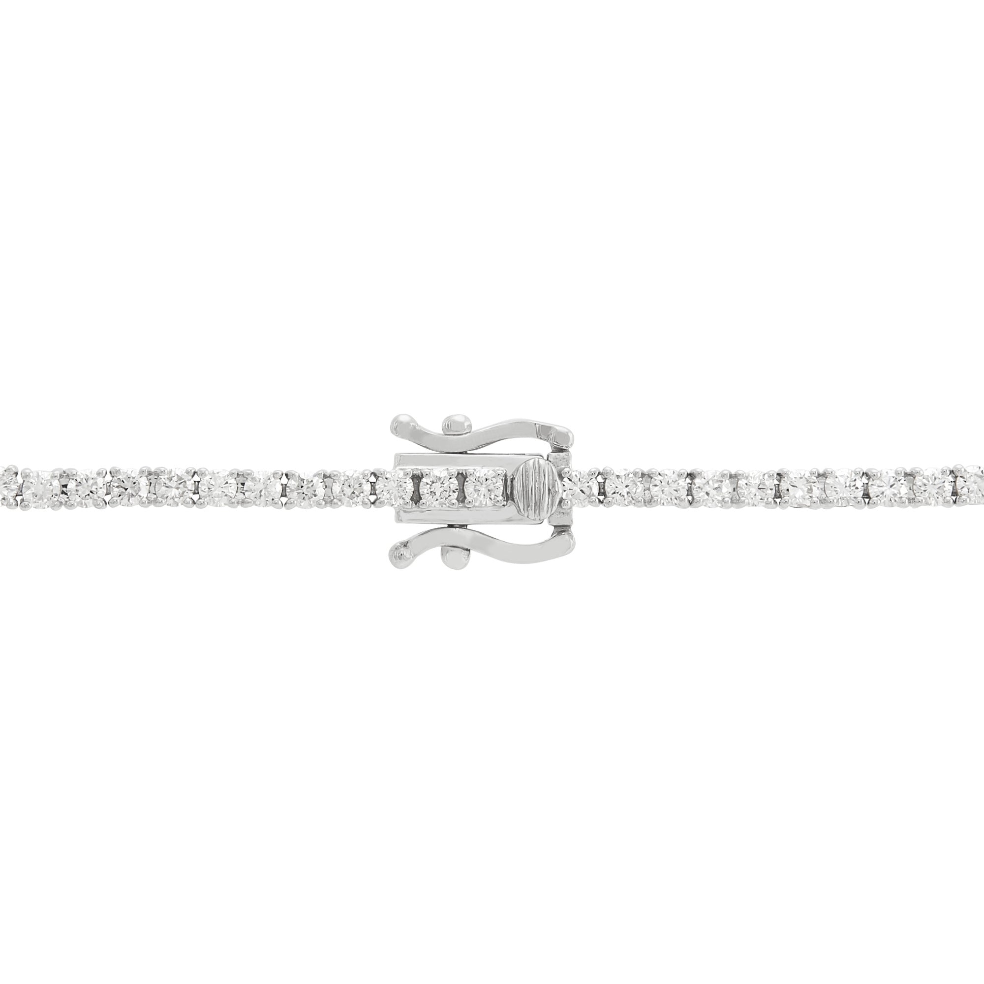 Lab Tennis Necklace