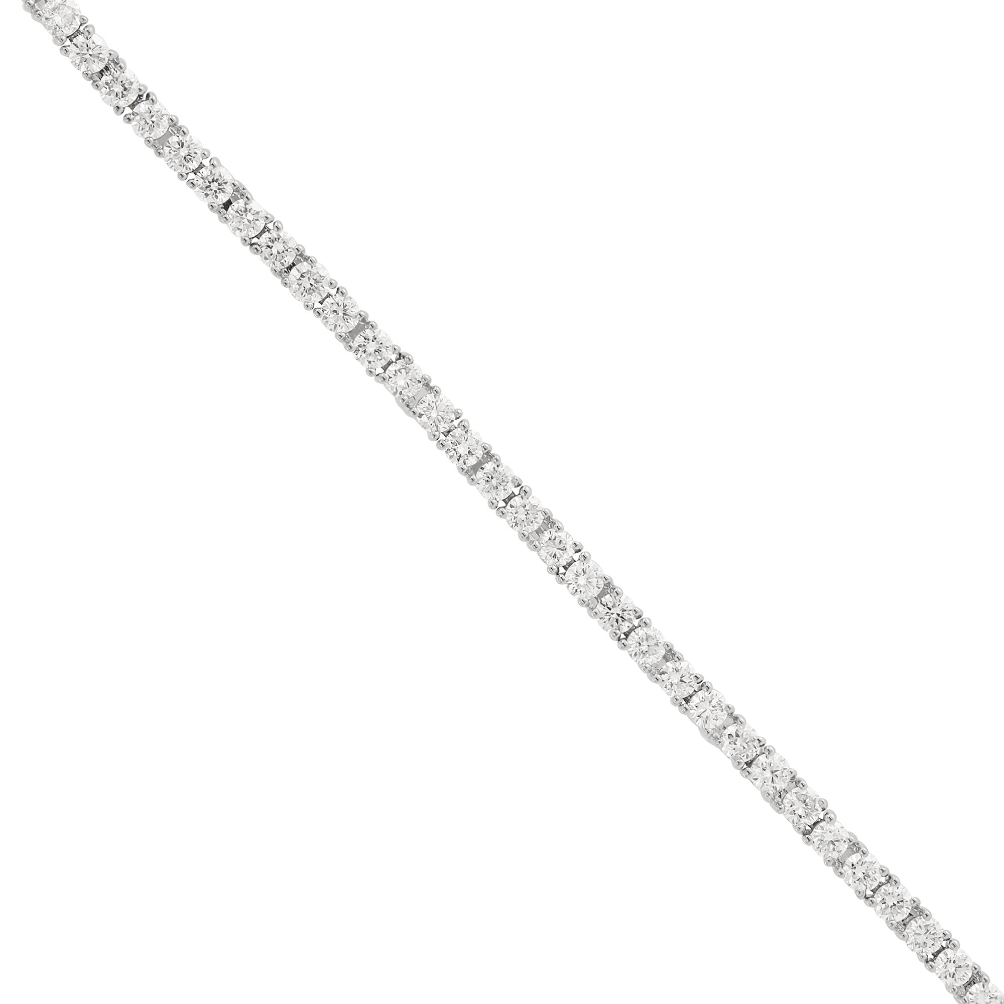Lab Tennis Necklace
