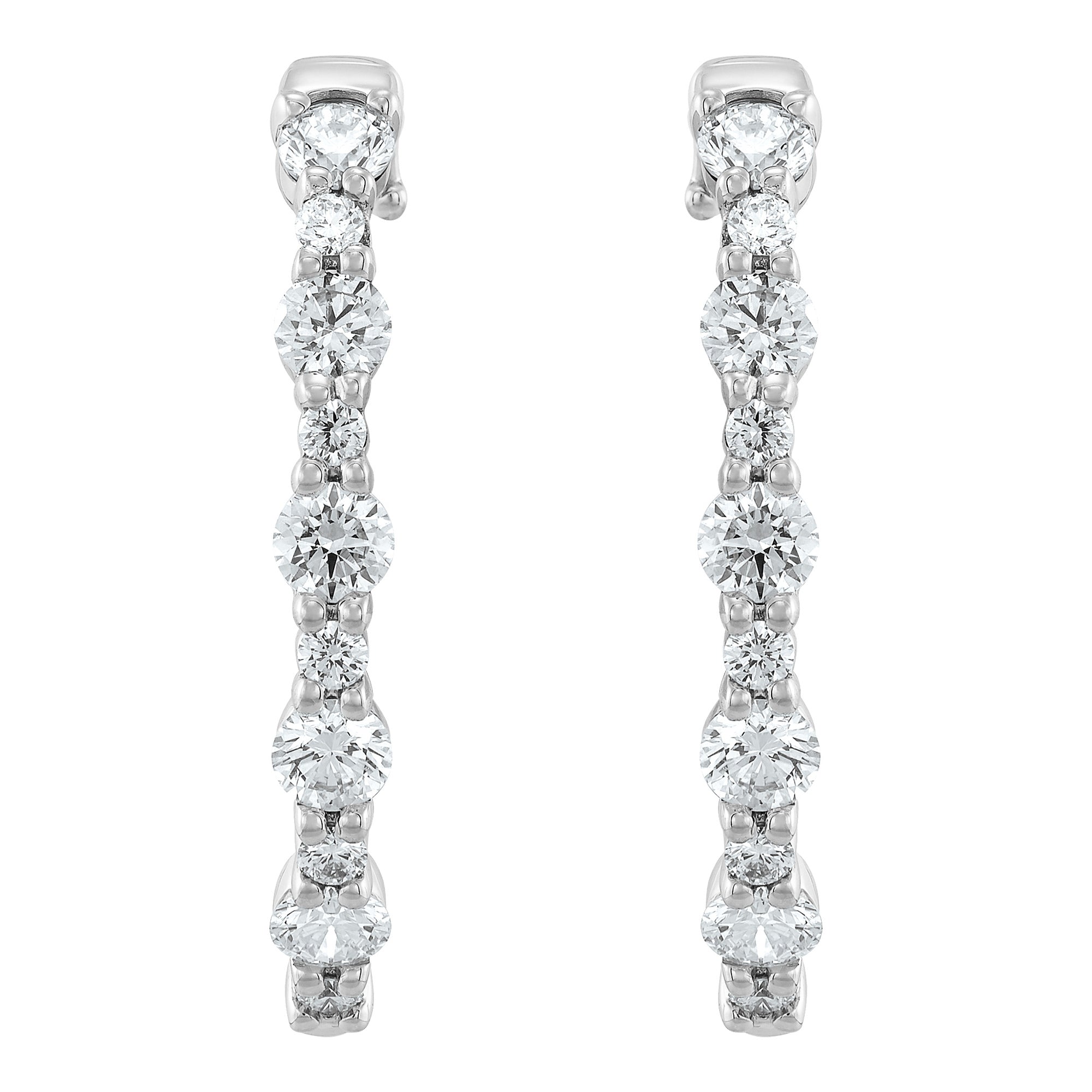 Lab Diamond Hoops