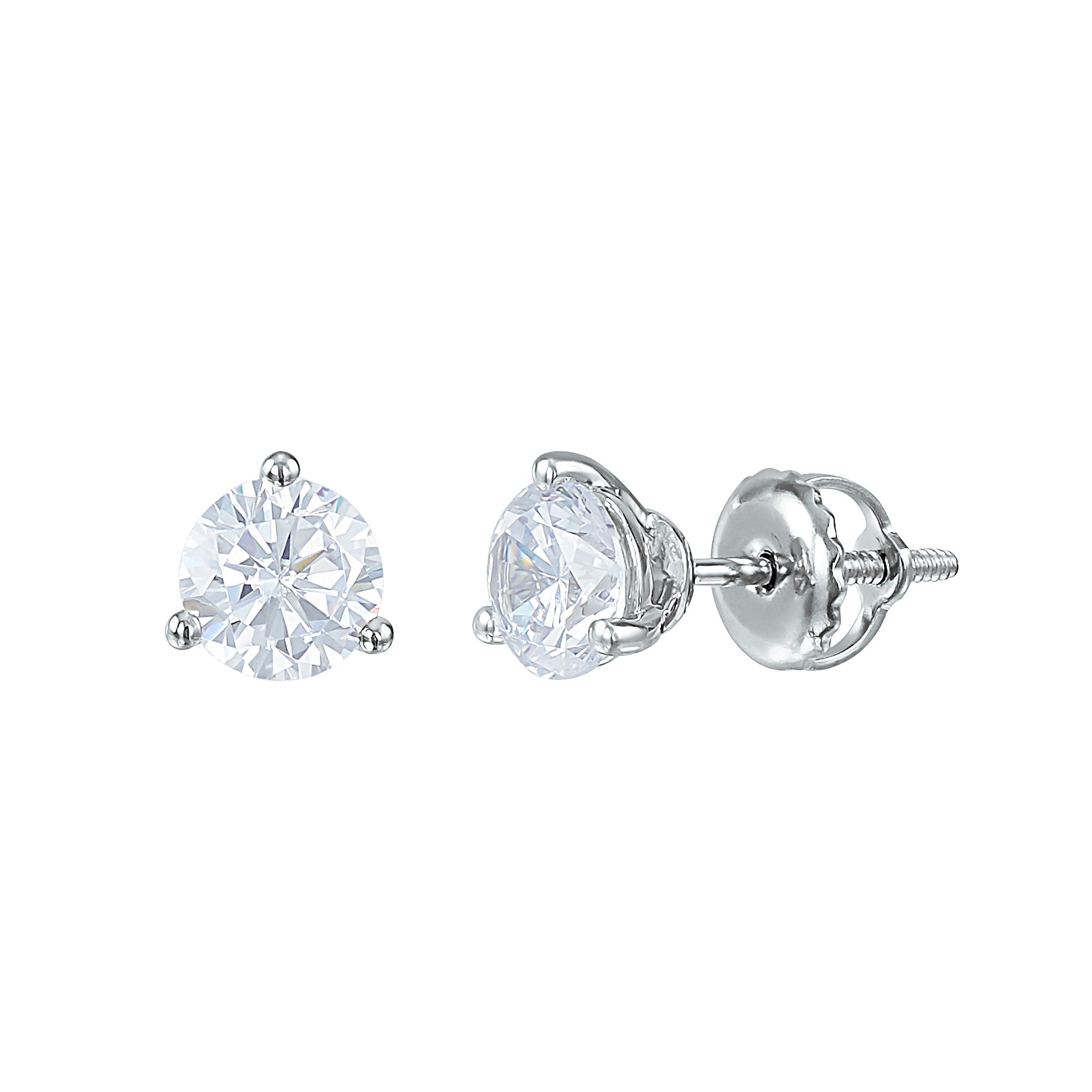 Three Prong Martini Studs