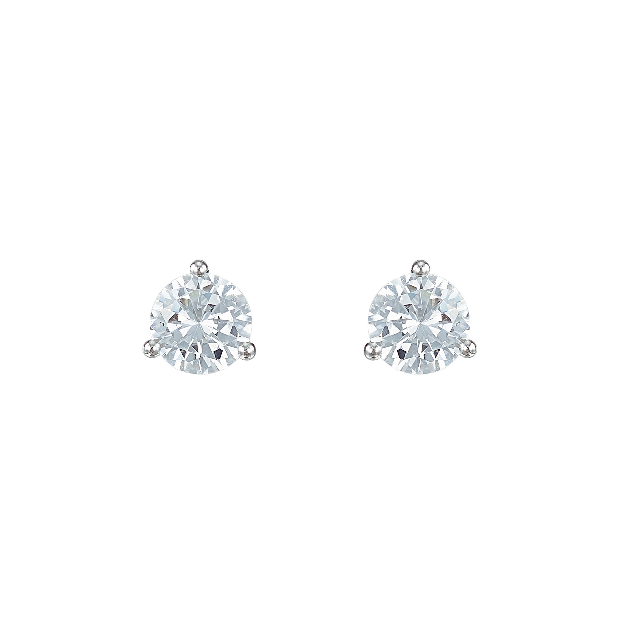 Three Prong Martini Studs