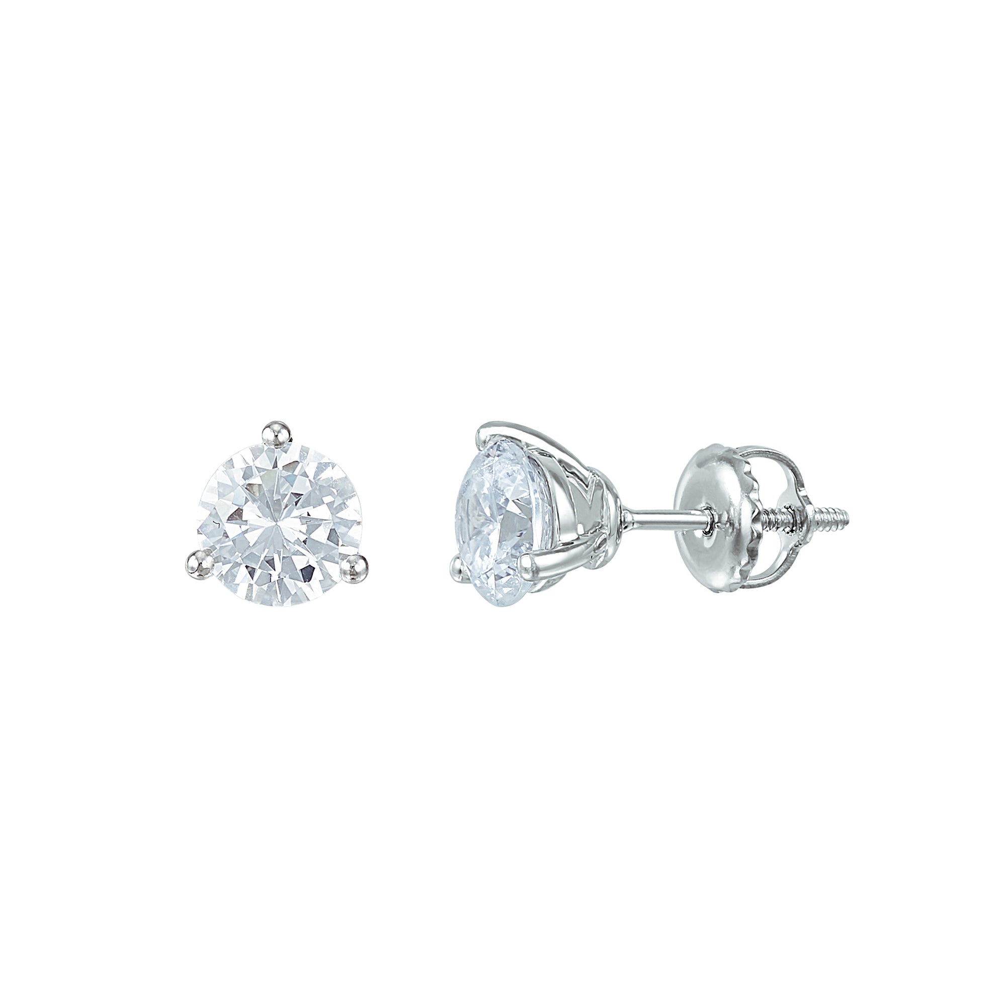 Three Prong Martini Studs