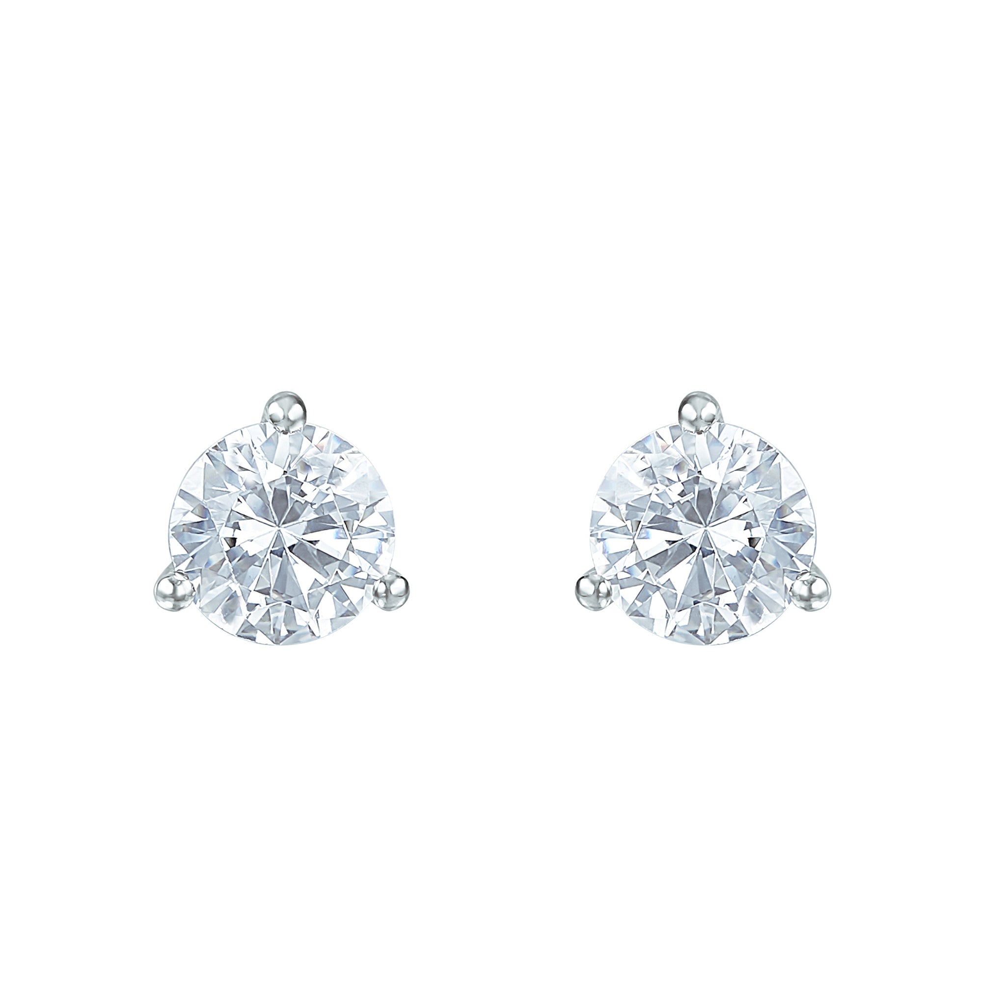 Three Prong Martini Studs