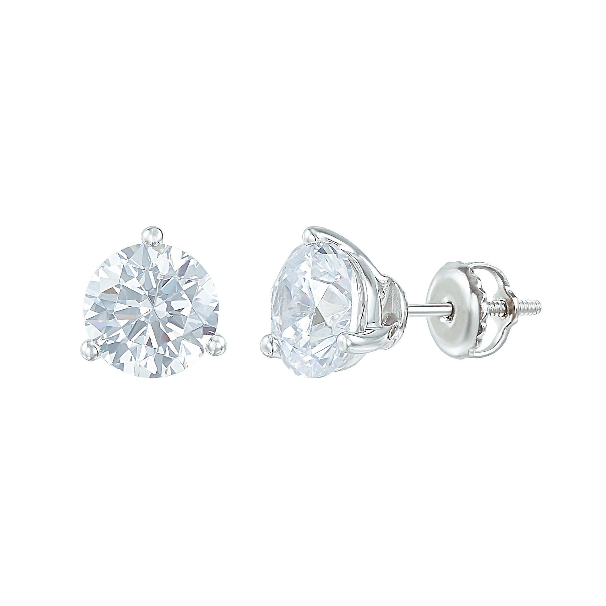Three Prong Martini Studs