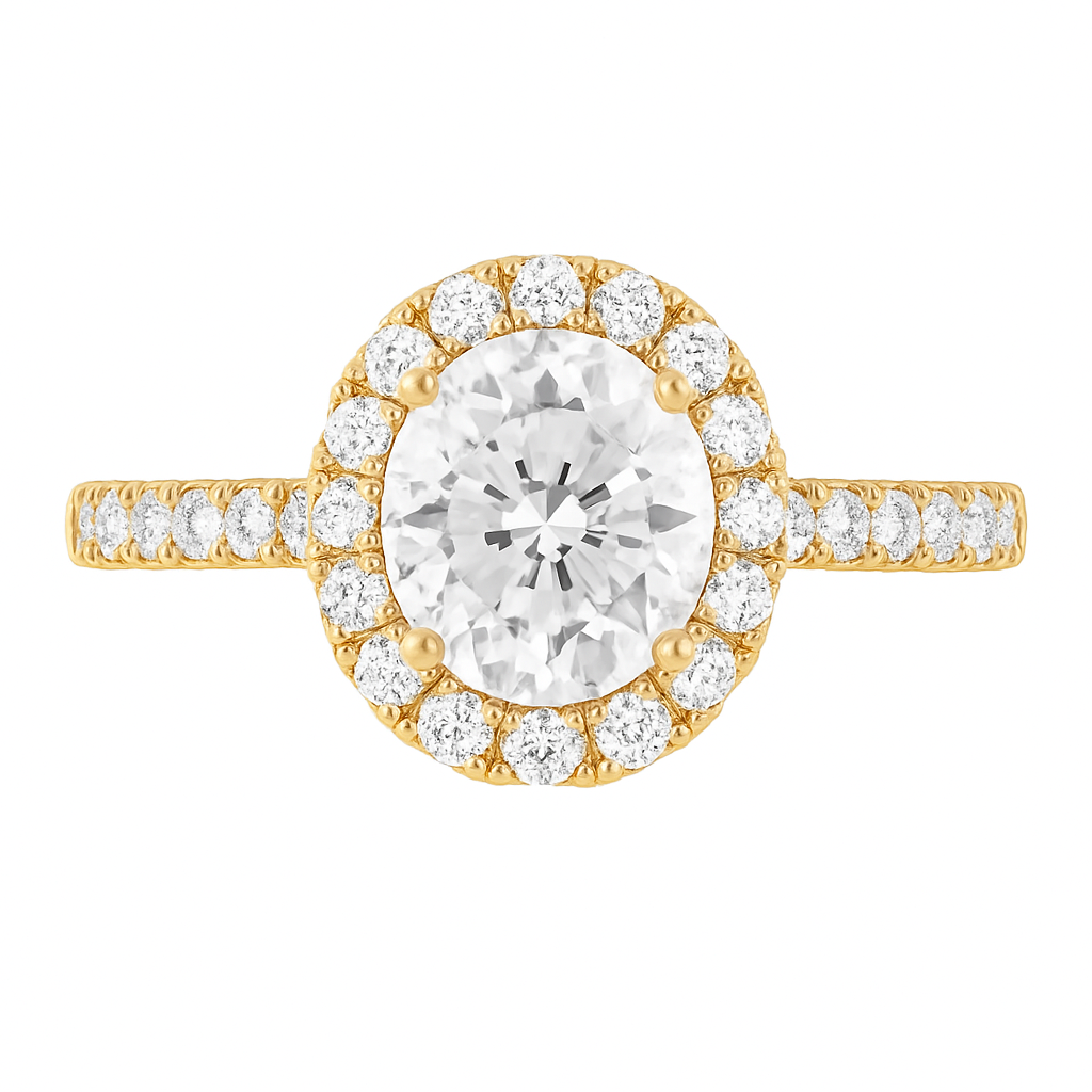 Halo Engagement Ring