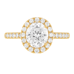 Halo Engagement Ring