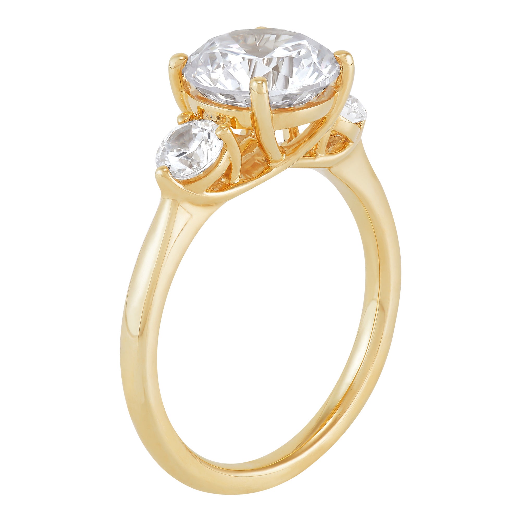 Three Stone Engagement Ring