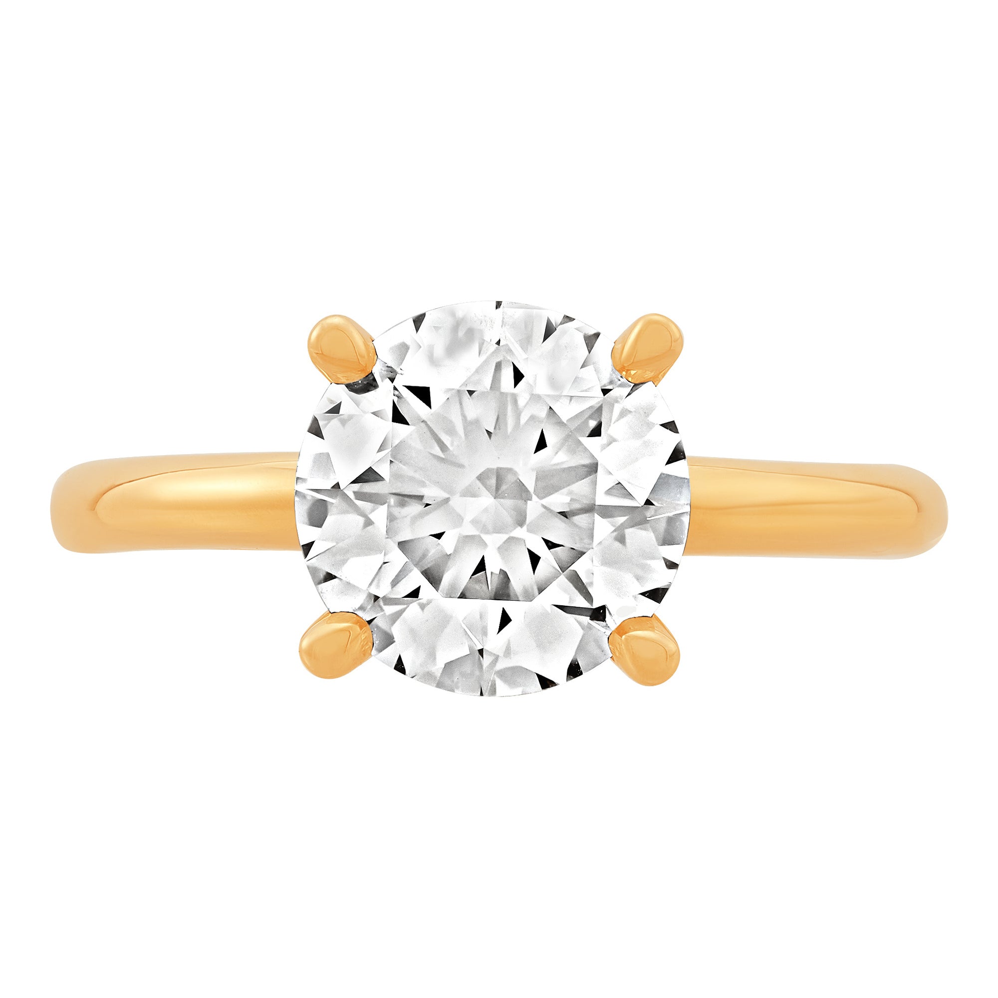 Hidden Halo Engagement Ring