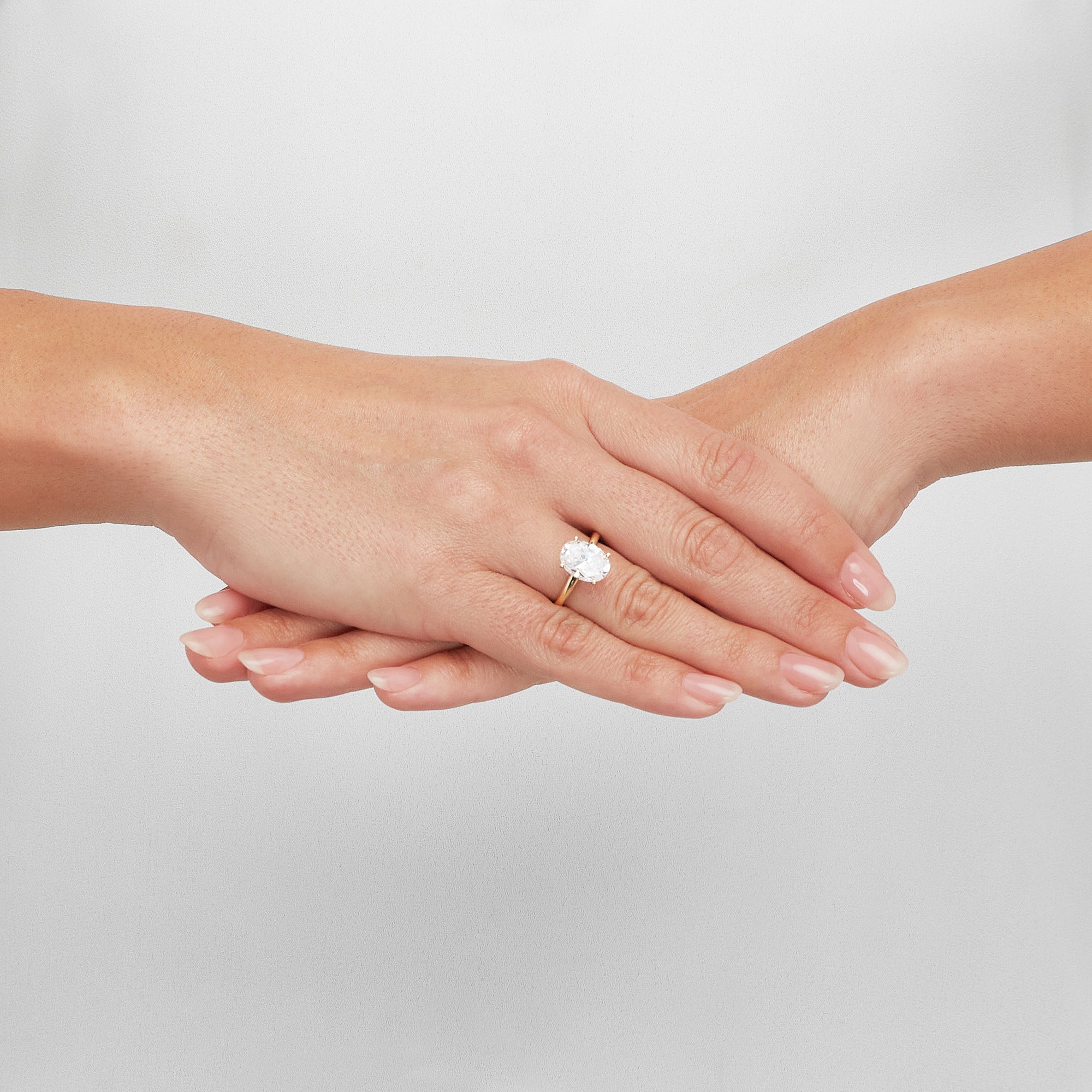 Hidden Halo Engagement Ring