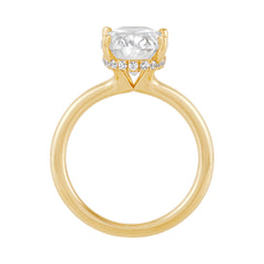 Lab Grown - 14Ky 3.06Cttw E VVs2 Oval Hidden Halo Solitaire
D=3.06Ct
Lg742504117