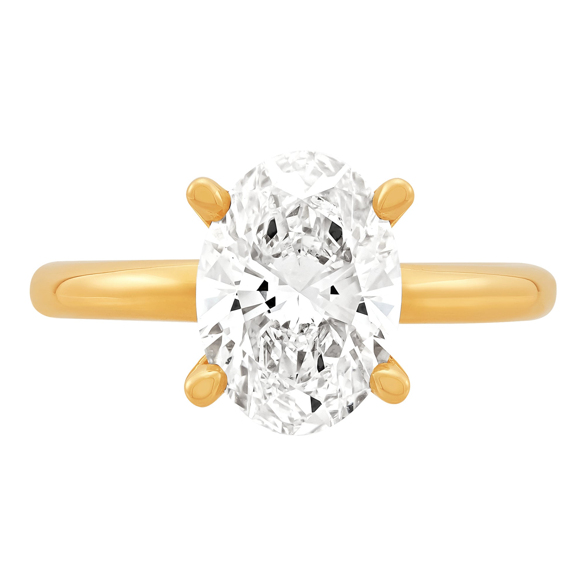 Hidden Halo Engagement Ring
