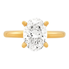 Hidden Halo Engagement Ring