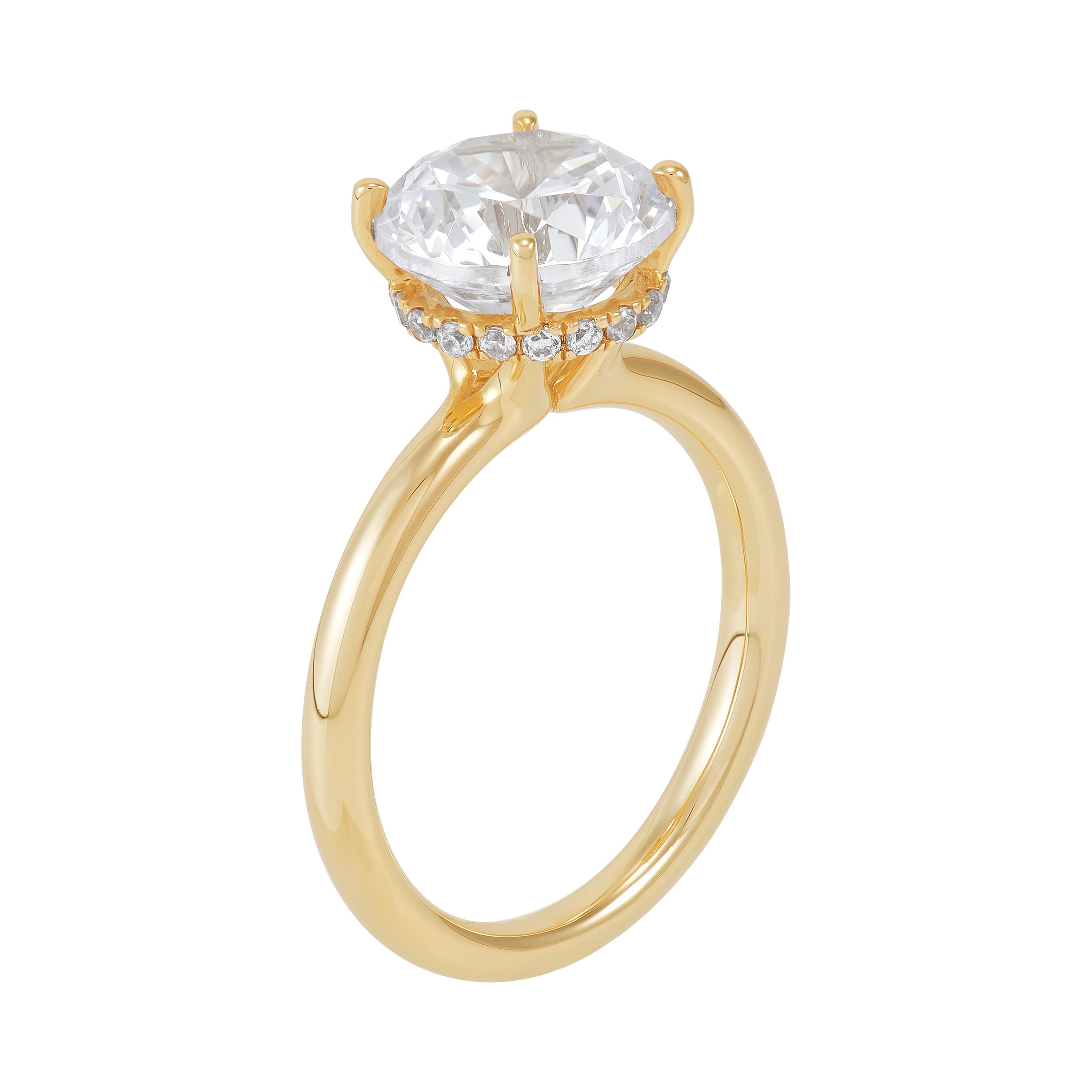 Lab Grown - 14Ky 3.15Cttw F Vs1 Hidden Halo Round Solitaire
Rb=3.00Ct
Lg632412232
