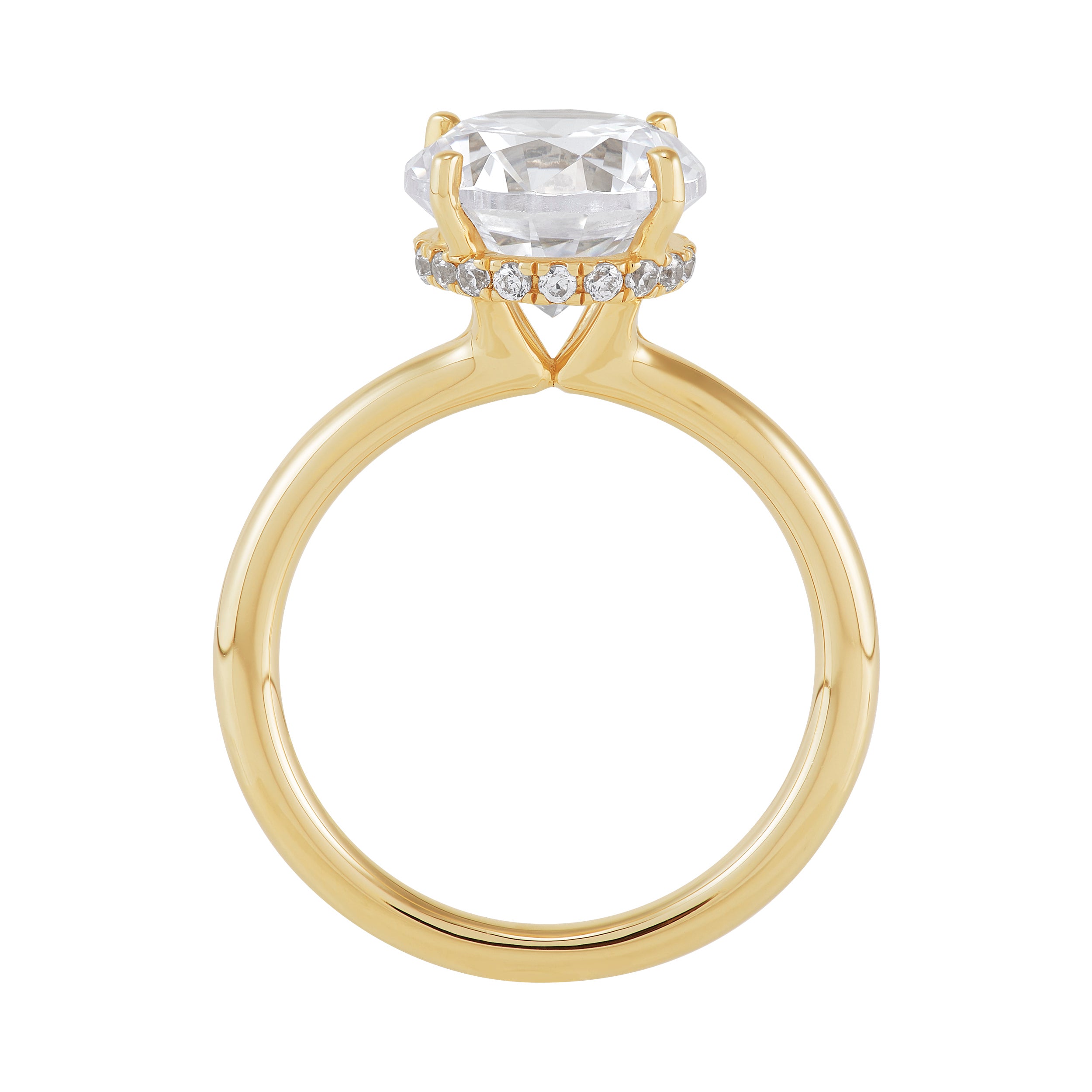 Lab Grown - 14Ky 3.15Cttw F Vs1 Hidden Halo Round Solitaire
Rb=3.00Ct
Lg632412232