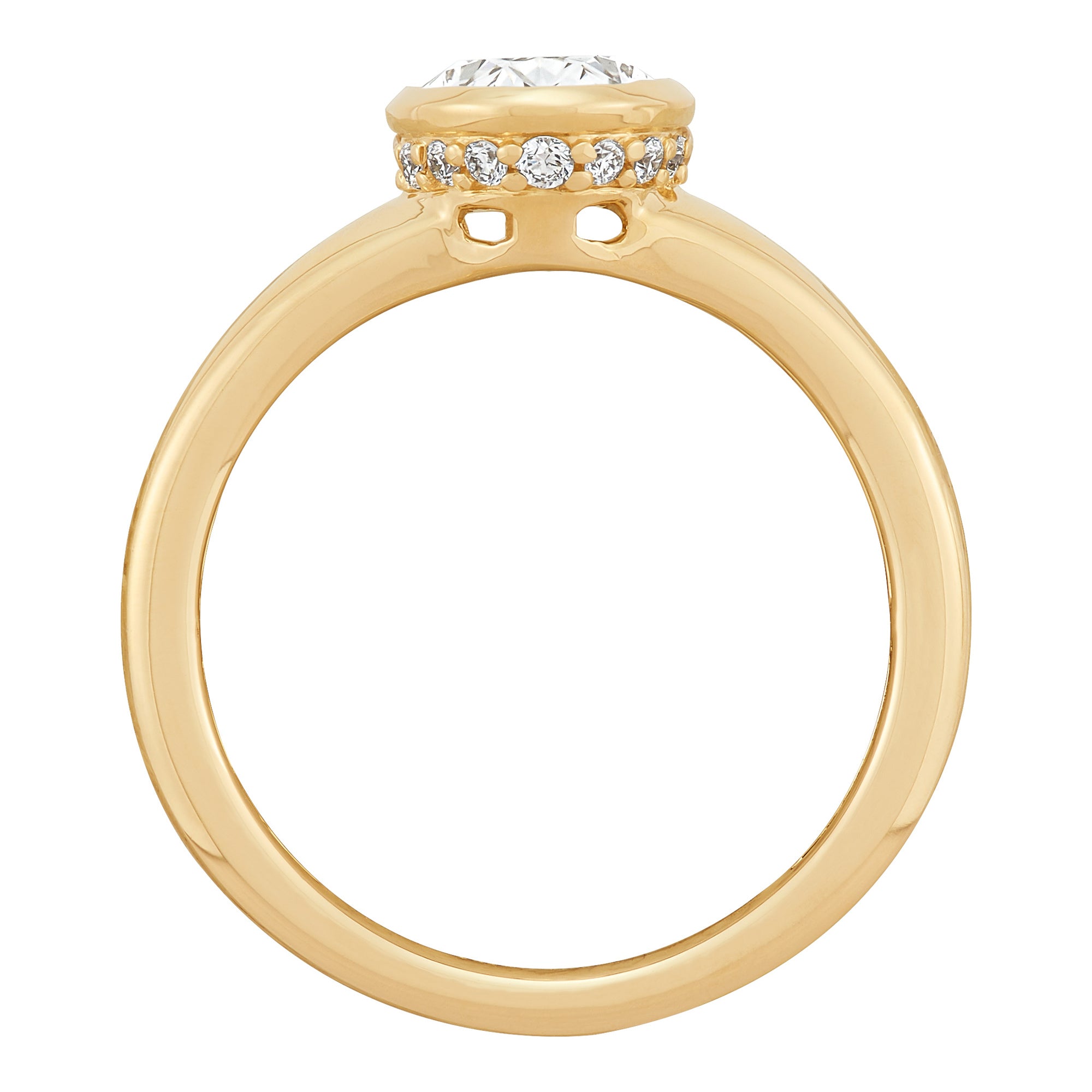 Bezel Engagement Ring