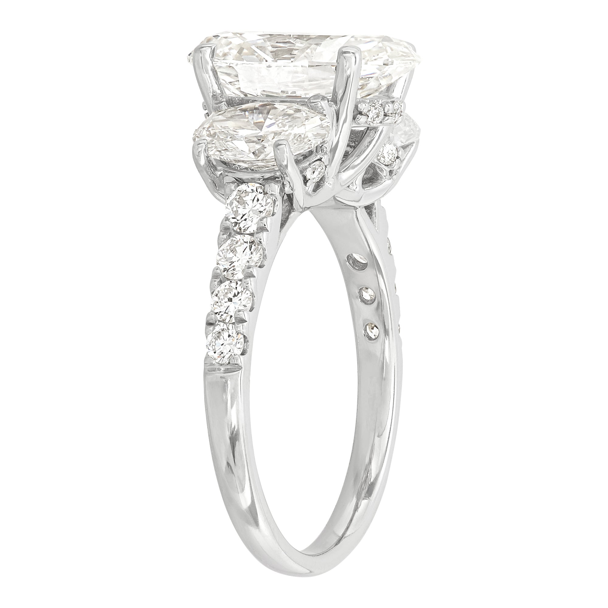 Three Stone Engagement Ring