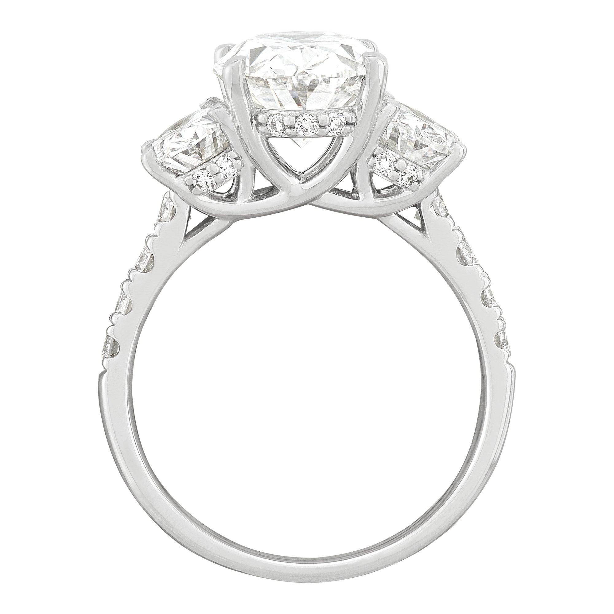 Three Stone Engagement Ring