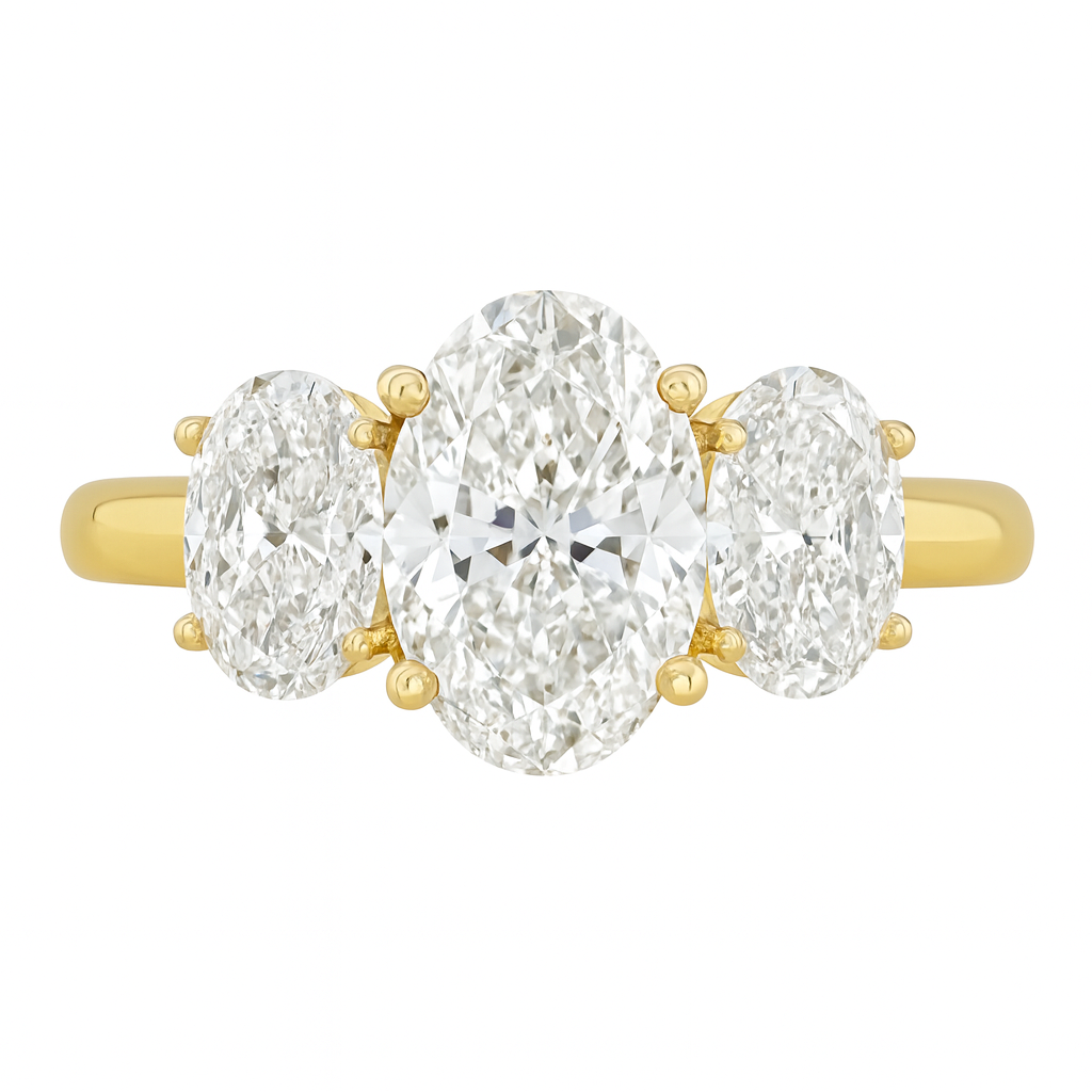 Three Stone Engagement Ring