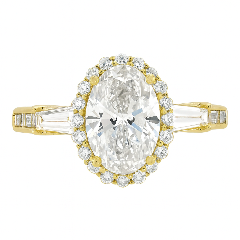 Halo Engagement Ring